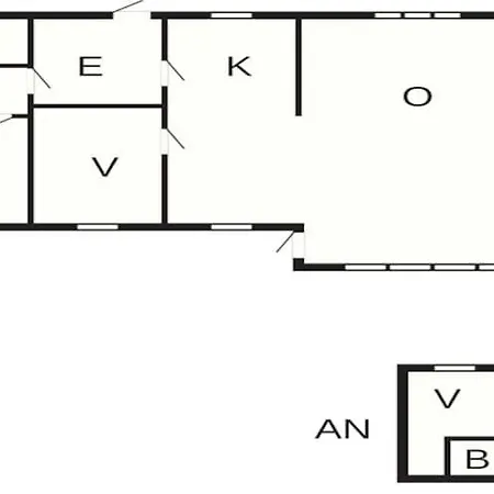 6 Person In Vaeggerlose Casa vacanze Bøtø By